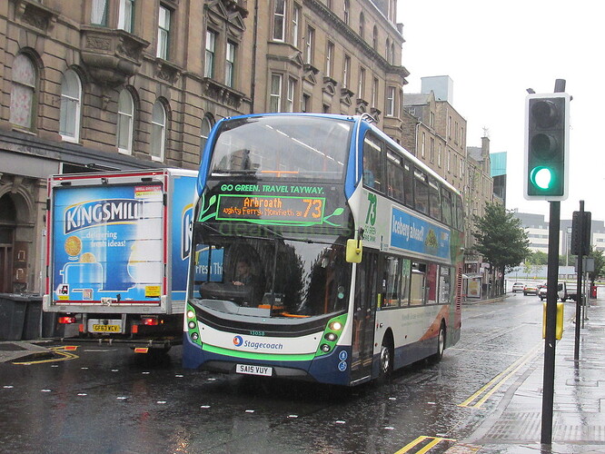 Stagecoach East Scotland 13058 SA5VUY Commercial St, Dundee on 73-XL