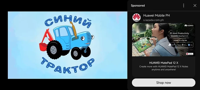 Blue Russian Dancing Tractor
