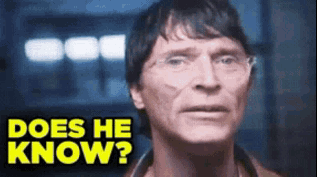 Does he